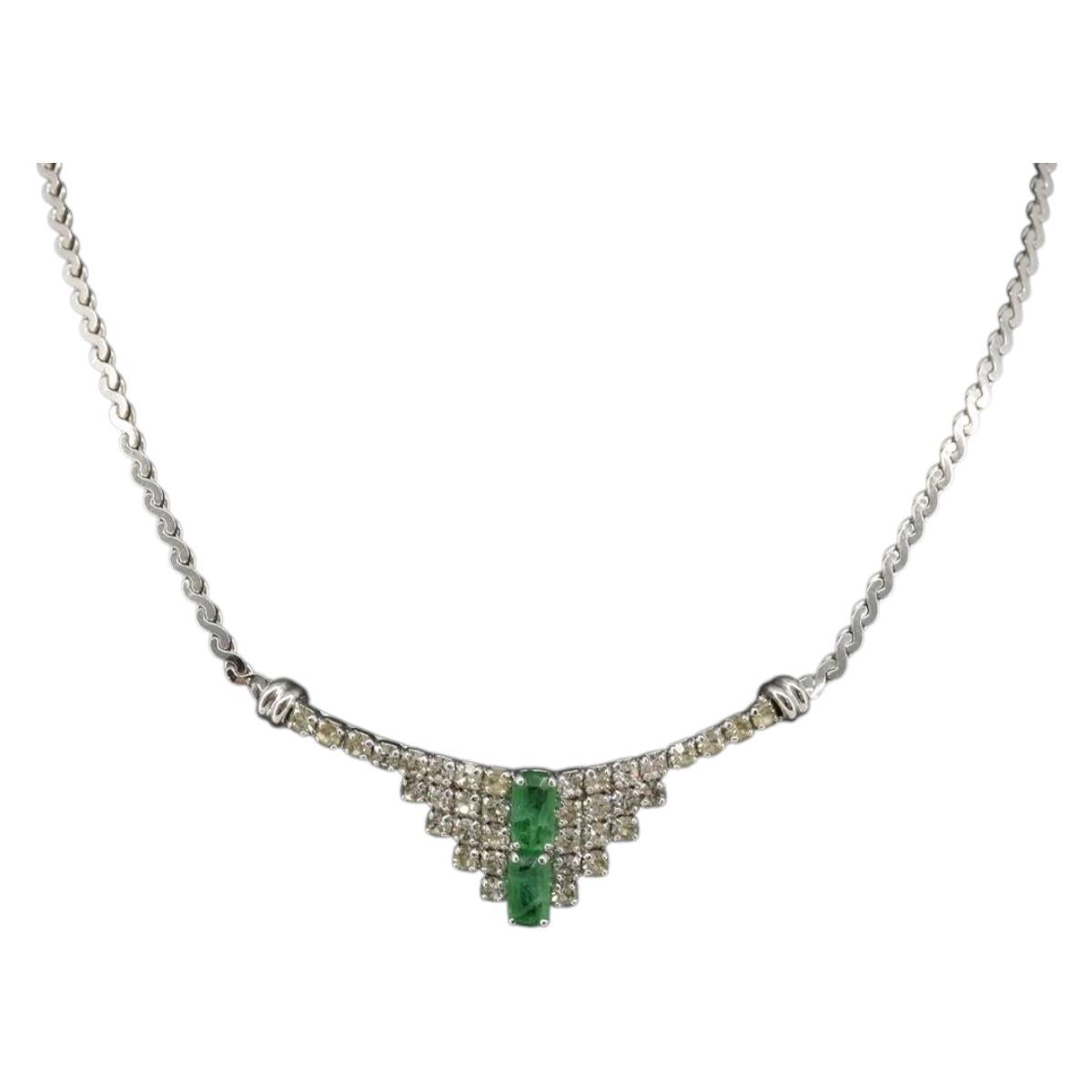 Christian Dior Necklace metal Silver Auth bs34222A