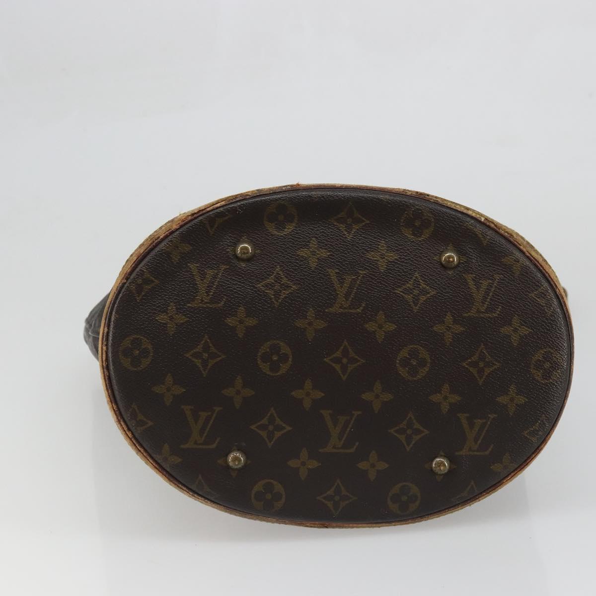 LOUIS VUITTON Monogram Bucket GM Shoulder Bag M42236 LV Auth bs34280