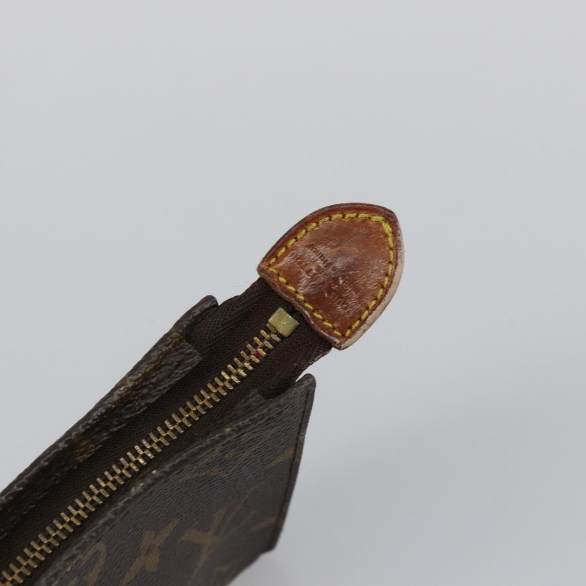 LOUIS VUITTON Monogram Bucket GM Accessory Pouch LV Auth bs34281