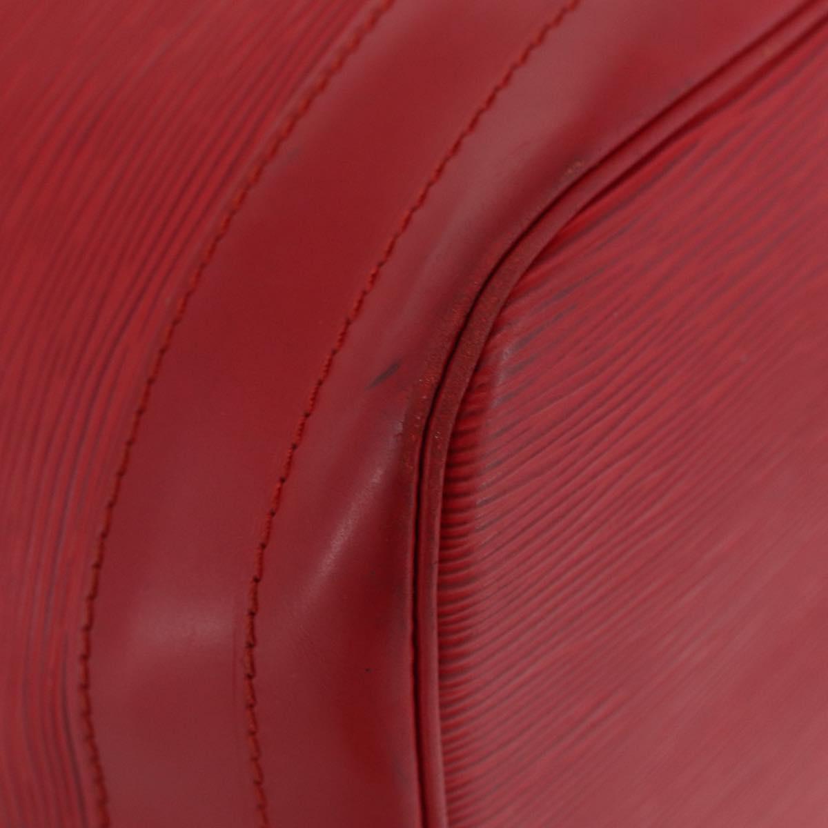 LOUIS VUITTON Epi Noe Shoulder Bag Red M44007 LV Auth bs34282