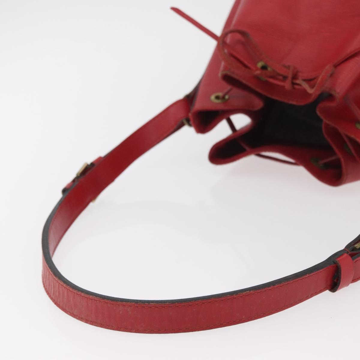 LOUIS VUITTON Epi Noe Shoulder Bag Red M44007 LV Auth bs34282