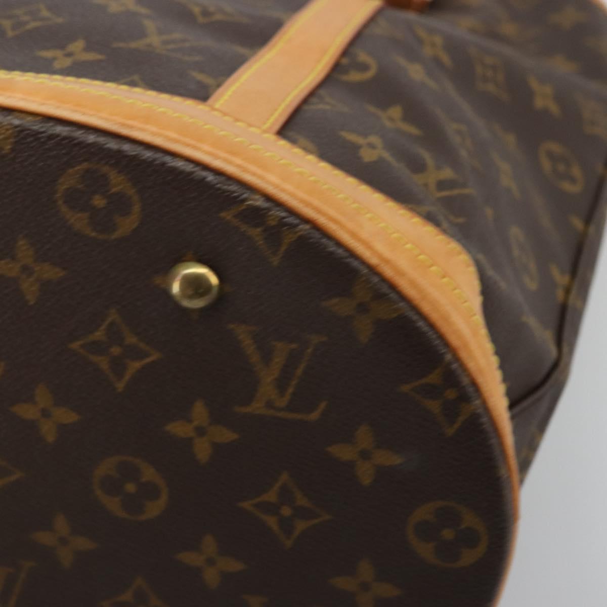 LOUIS VUITTON Monogram Bucket GM Shoulder Bag M42236 LV Auth bs34290