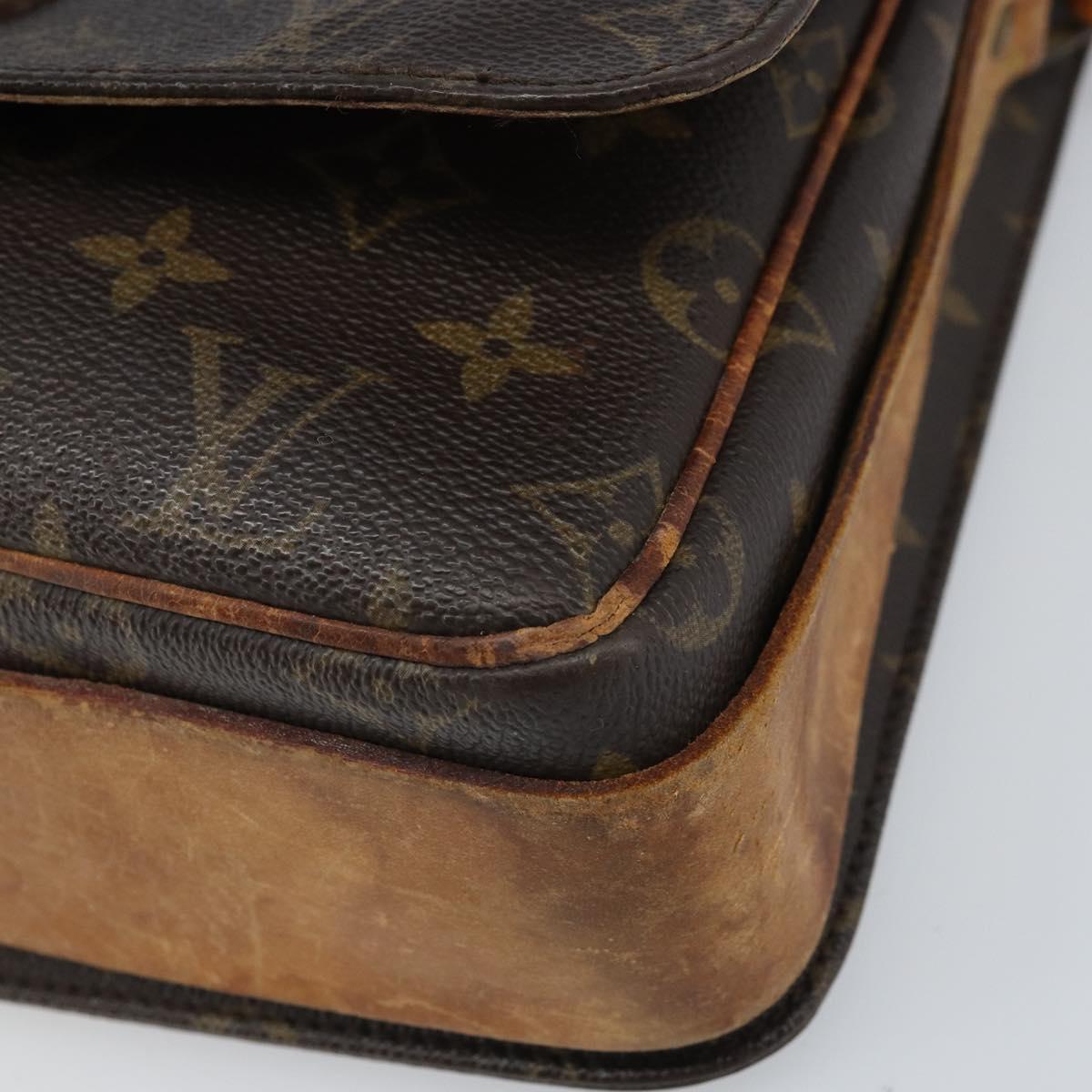 LOUIS VUITTON Monogram Cartouchiere GM Shoulder Bag M51252 LV Auth bs34297