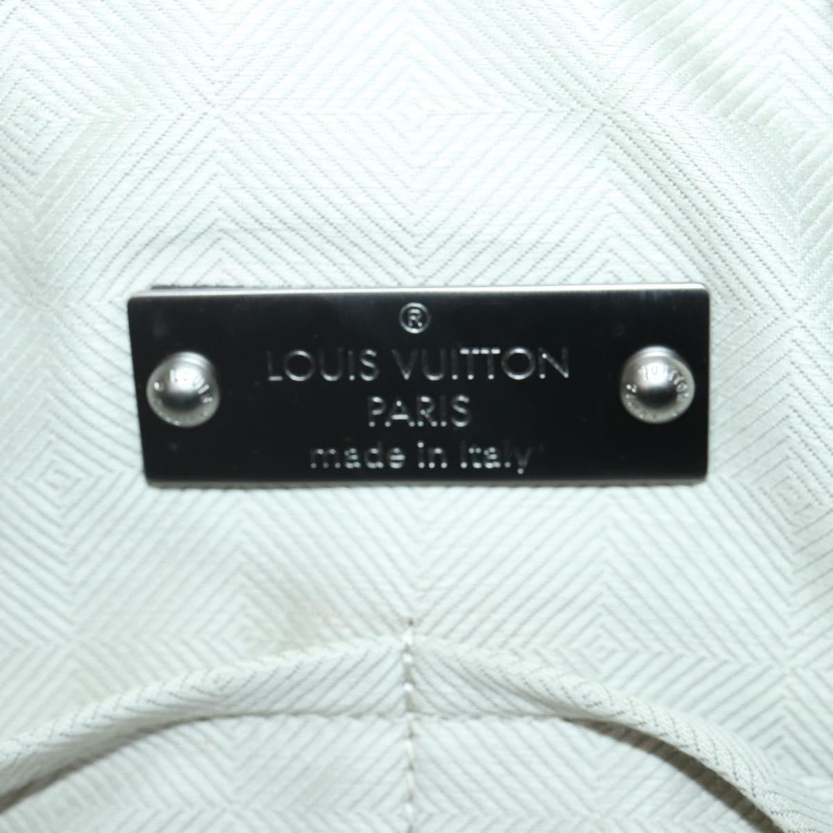 LOUIS VUITTON Boston Bag Taurillon ClemenceLeather 2way Black LV Auth bs34310