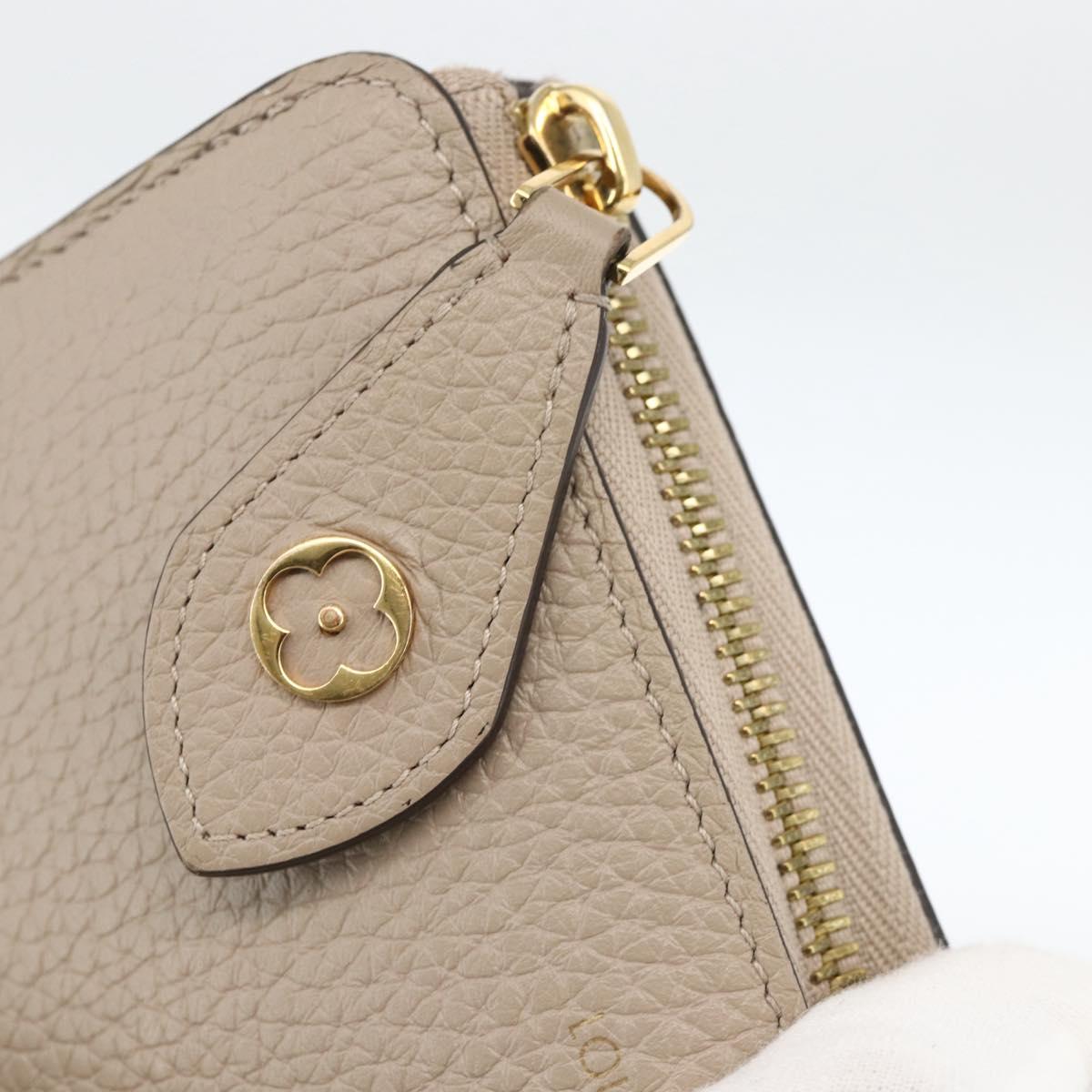 LOUIS VUITTON Portefeuille Comet Taurillon ClemenceLeather M63104 Auth bs34320