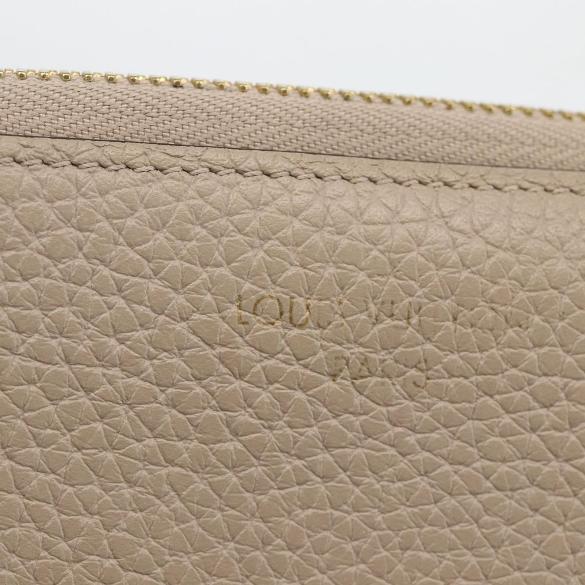 LOUIS VUITTON Portefeuille Comet Taurillon ClemenceLeather M63104 Auth bs34320