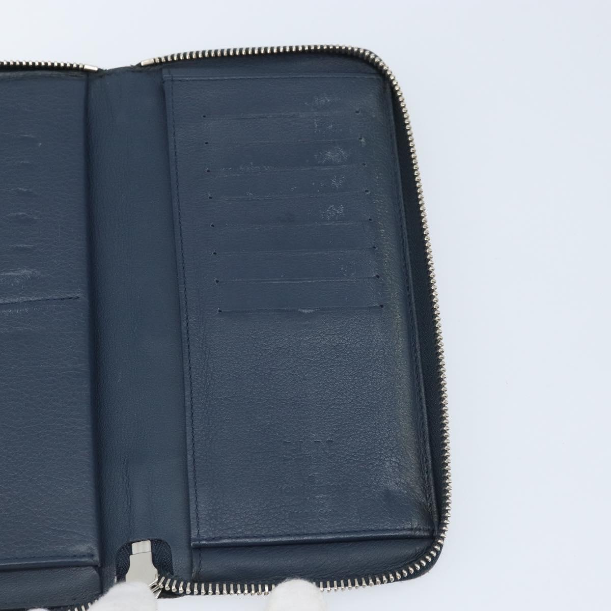 LOUIS VUITTON Wallet Vertical Taurillon Clemence Leather M58823 Auth bs34331
