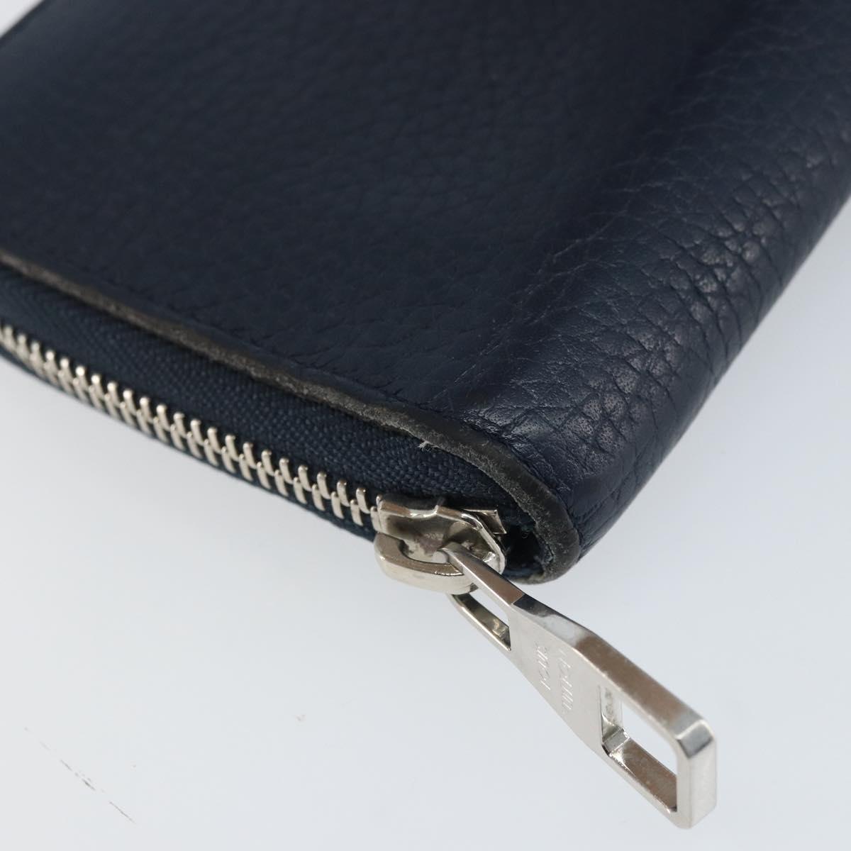 LOUIS VUITTON Wallet Vertical Taurillon Clemence Leather M58823 Auth bs34331