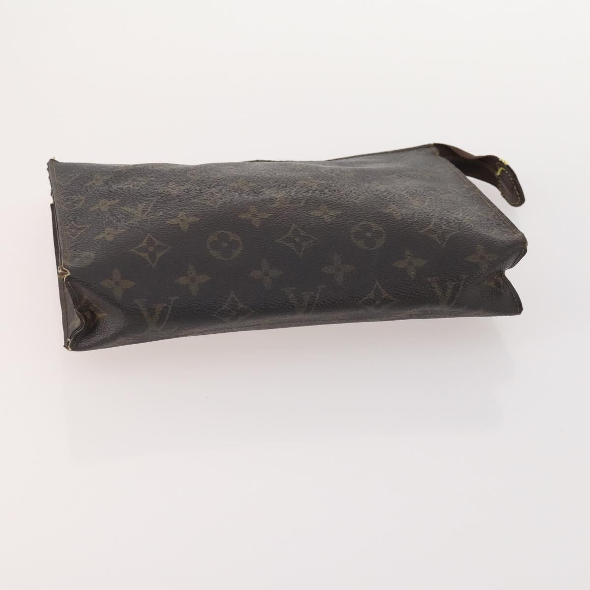 LOUIS VUITTON Monogram Clutch Bag 2 Set LV Auth bs34341