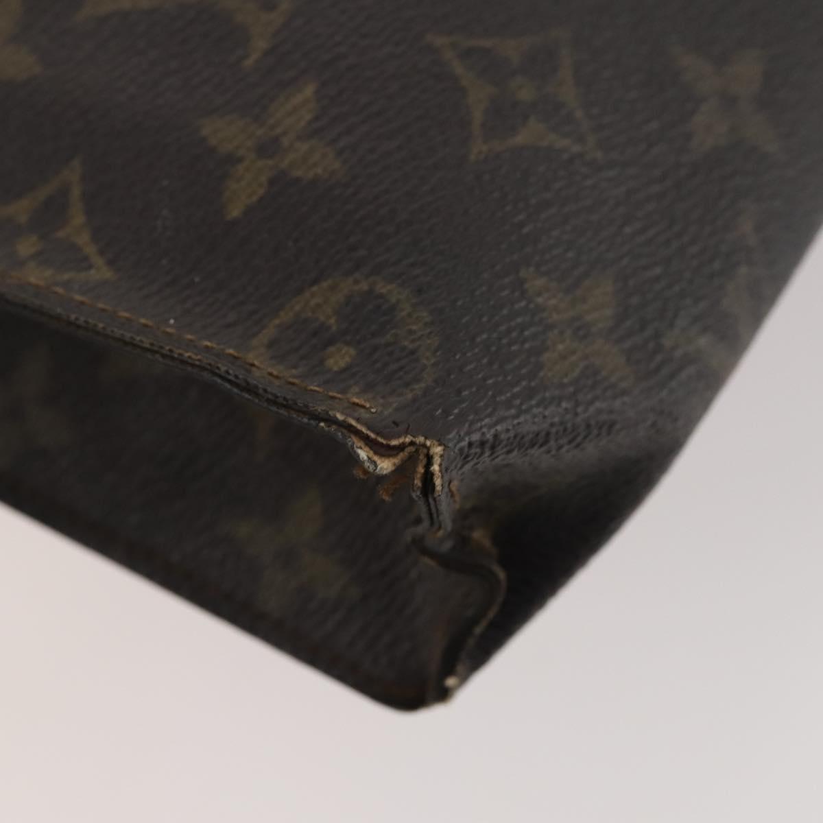 LOUIS VUITTON Monogram Clutch Bag 2 Set LV Auth bs34341