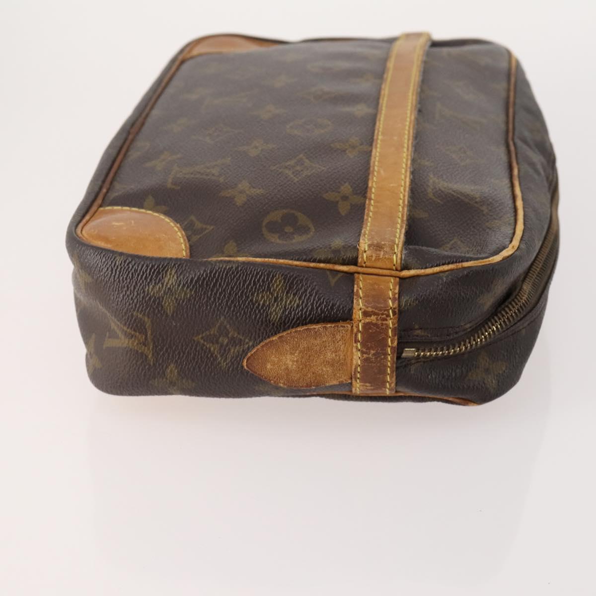 LOUIS VUITTON Monogram Clutch Bag 2 Set LV Auth bs34341