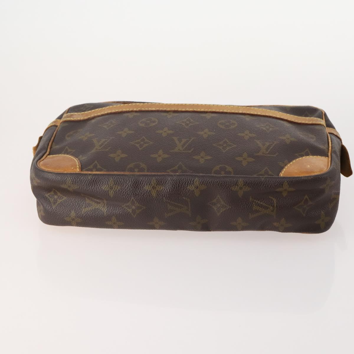 LOUIS VUITTON Monogram Clutch Bag 2 Set LV Auth bs34341