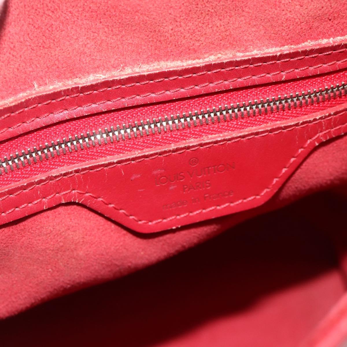 LOUIS VUITTON Epi Bucket PM Shoulder Bag Red M5899E LV Auth bs34346