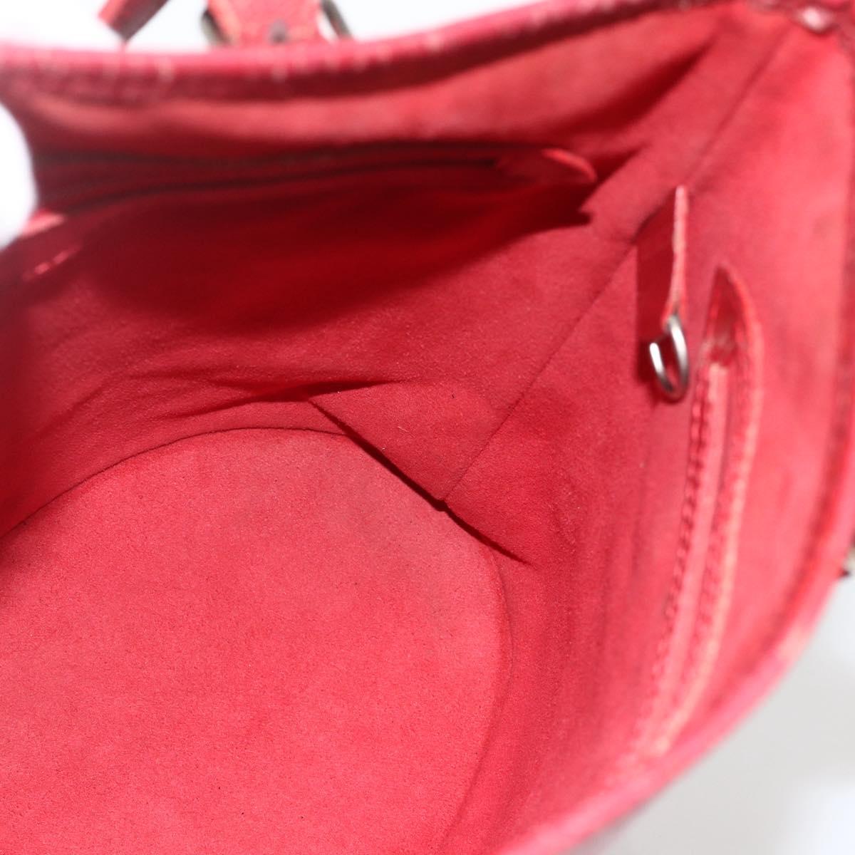 LOUIS VUITTON Epi Bucket PM Shoulder Bag Red M5899E LV Auth bs34346