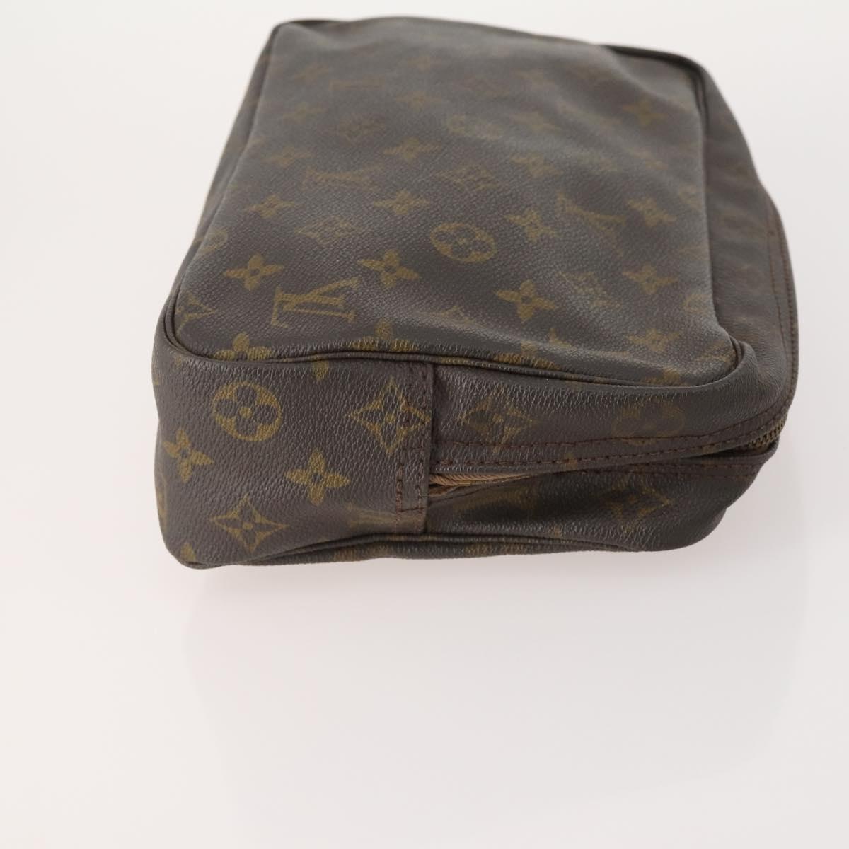 LOUIS VUITTON Monogram Pouch Clutch Bag 2 Set LV Auth bs34348