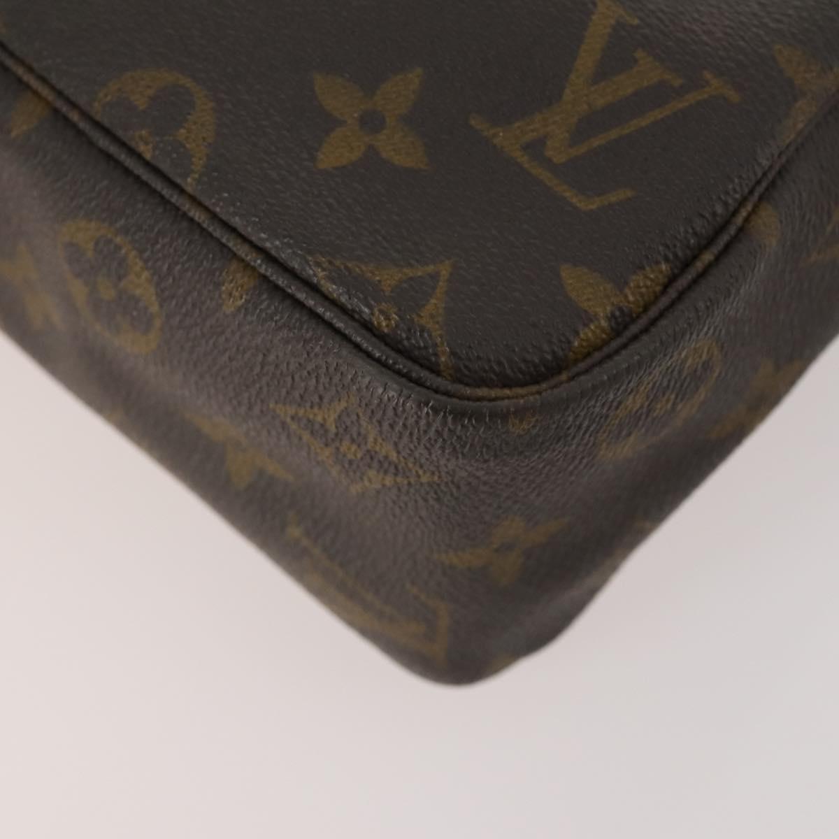 LOUIS VUITTON Monogram Pouch Clutch Bag 2 Set LV Auth bs34348
