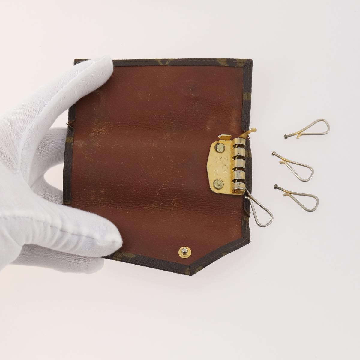 LOUIS VUITTON Monogram Key Case 15 Set LV Auth bs34355