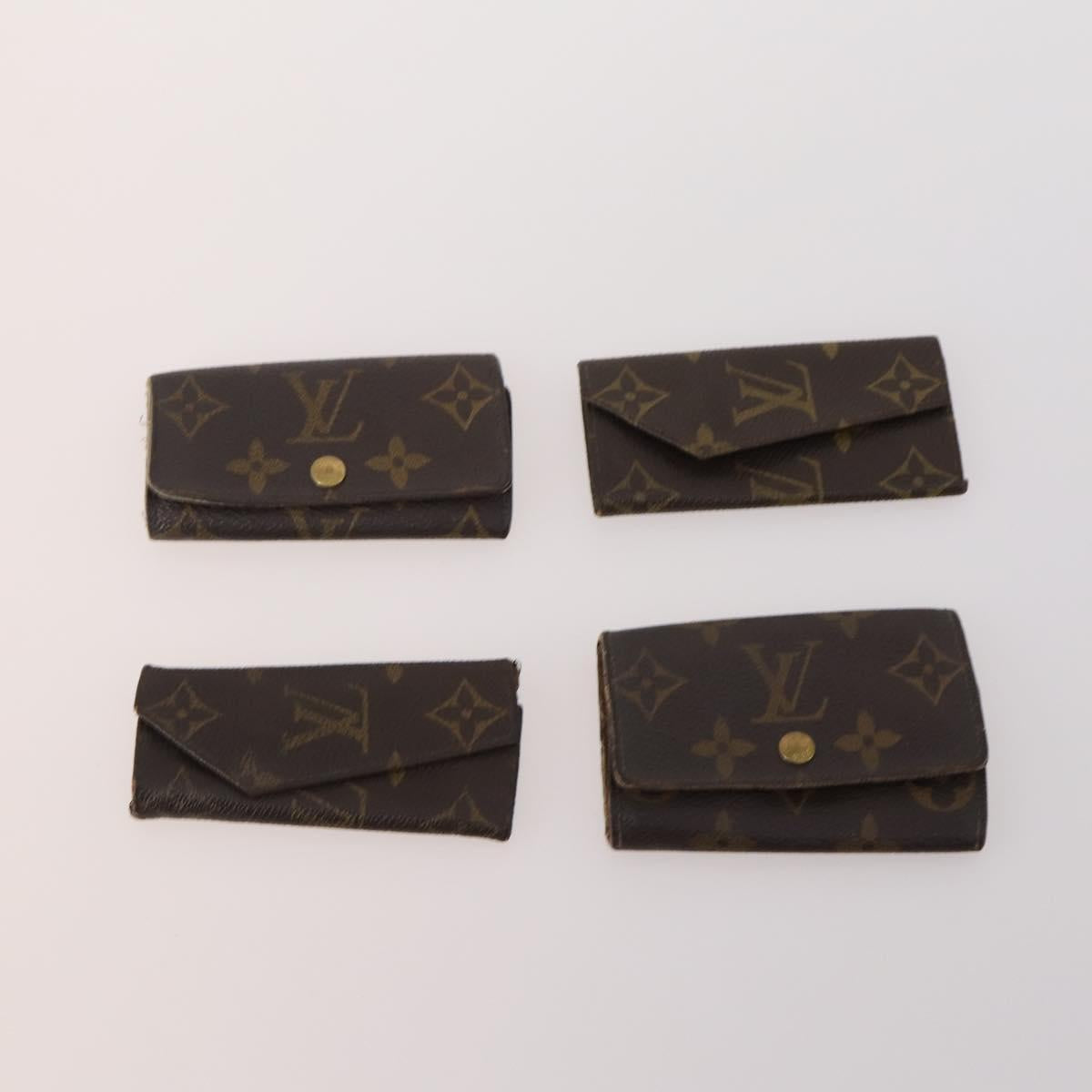 LOUIS VUITTON Monogram Key Case 15 Set LV Auth bs34355