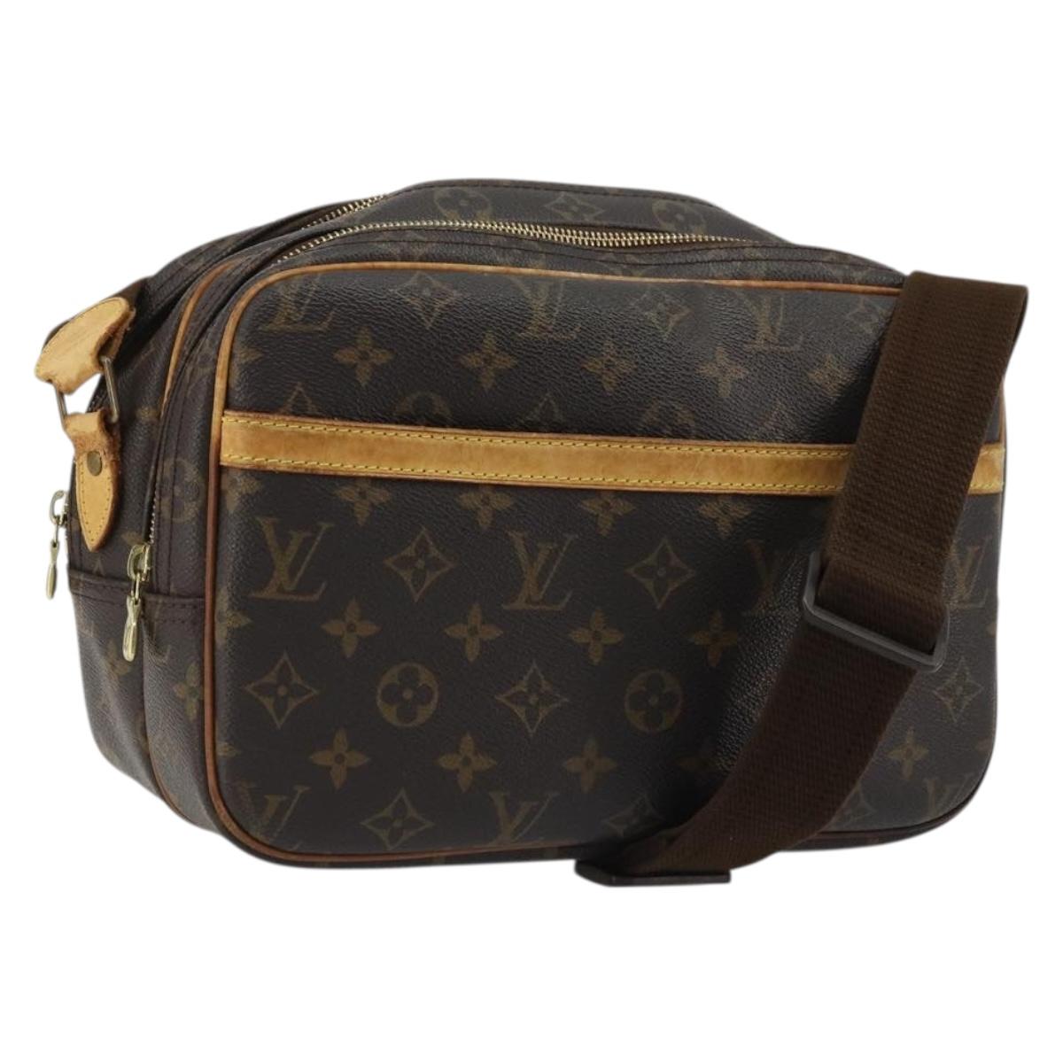 LOUIS VUITTON Monogram Reporter PM Shoulder Bag M45254 LV Auth bs34387