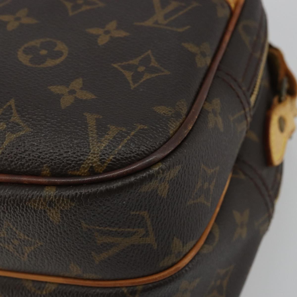 LOUIS VUITTON Monogram Reporter PM Shoulder Bag M45254 LV Auth bs34387