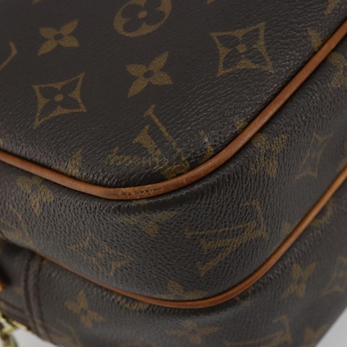 LOUIS VUITTON Monogram Reporter PM Shoulder Bag M45254 LV Auth bs34387