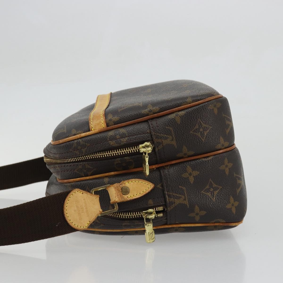 LOUIS VUITTON Monogram Reporter PM Shoulder Bag M45254 LV Auth bs34387