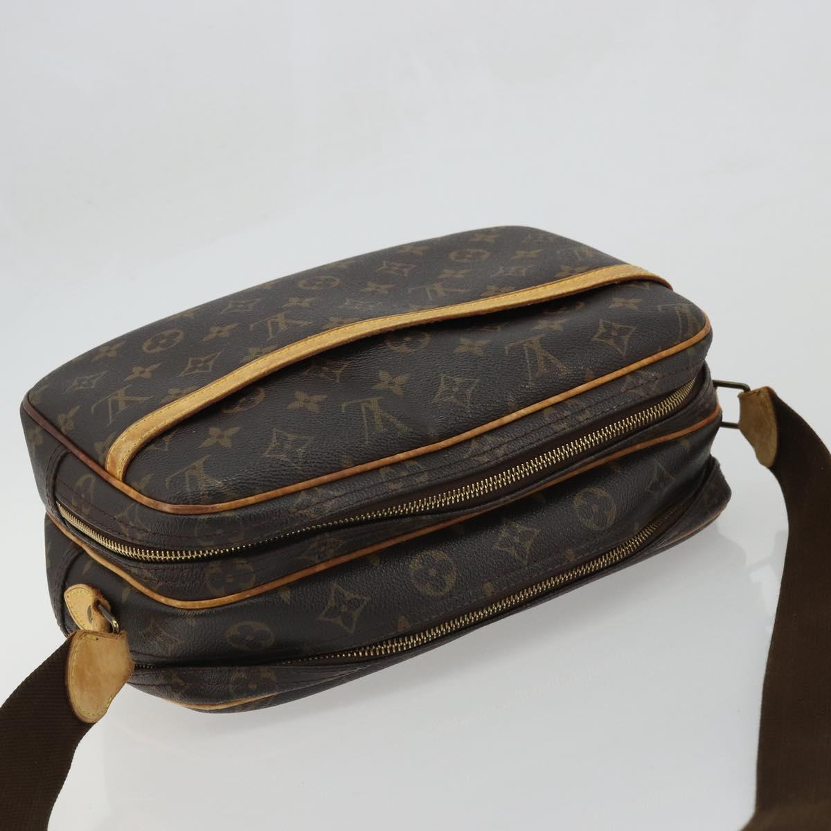 LOUIS VUITTON Monogram Reporter PM Shoulder Bag M45254 LV Auth bs34387