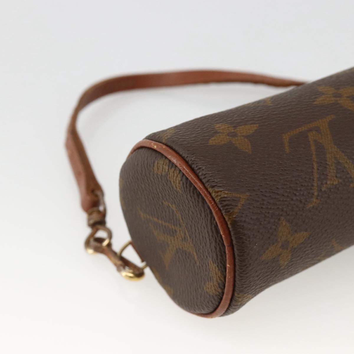 LOUIS VUITTON Monogram Papillon Pouch LV Auth bs34390