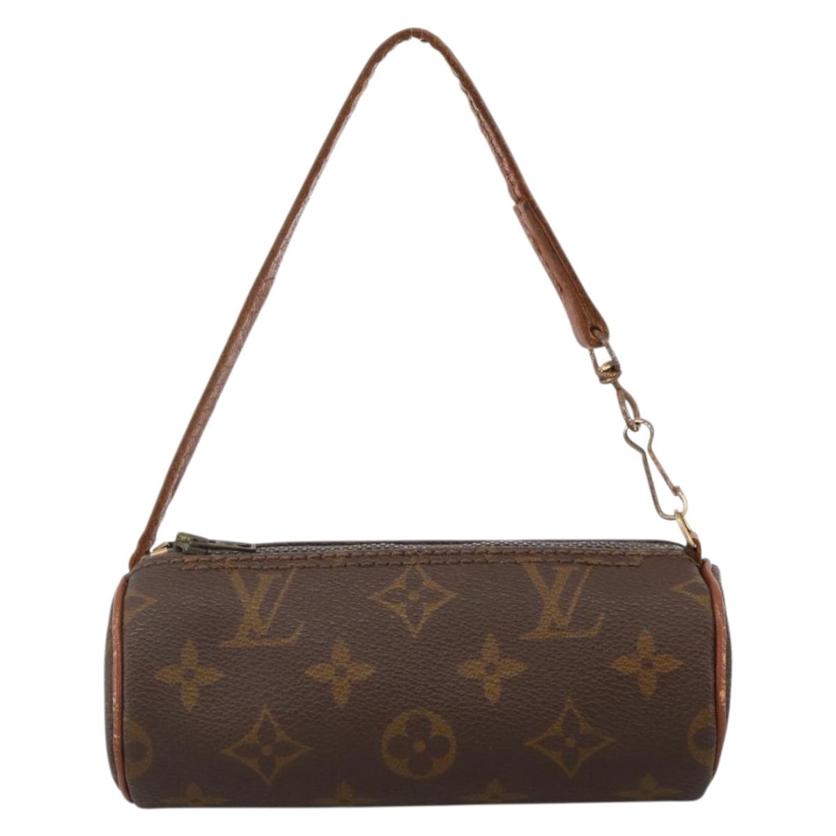 LOUIS VUITTON Monogram Papillon Pouch LV Auth bs34390