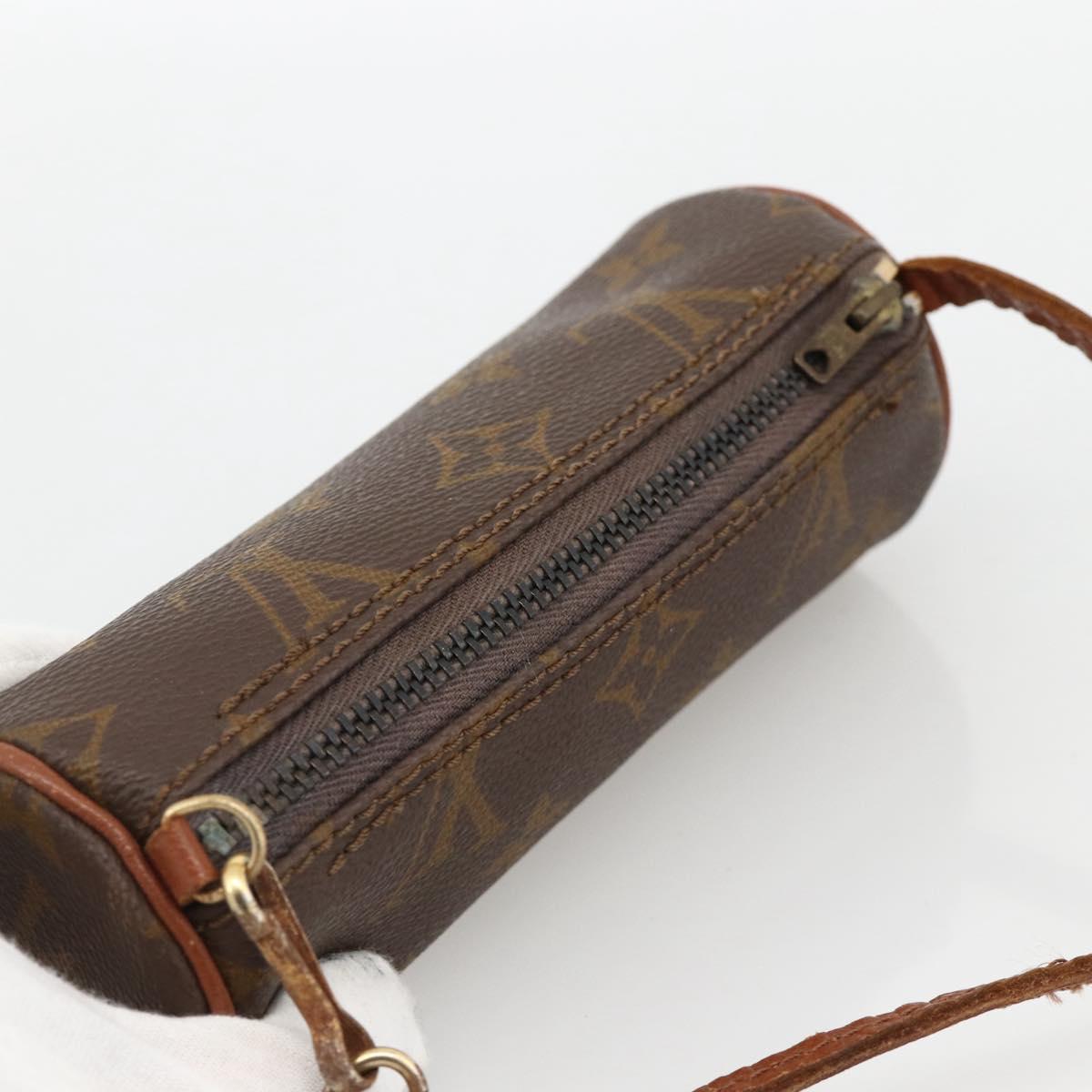 LOUIS VUITTON Monogram Papillon Pouch LV Auth bs34390
