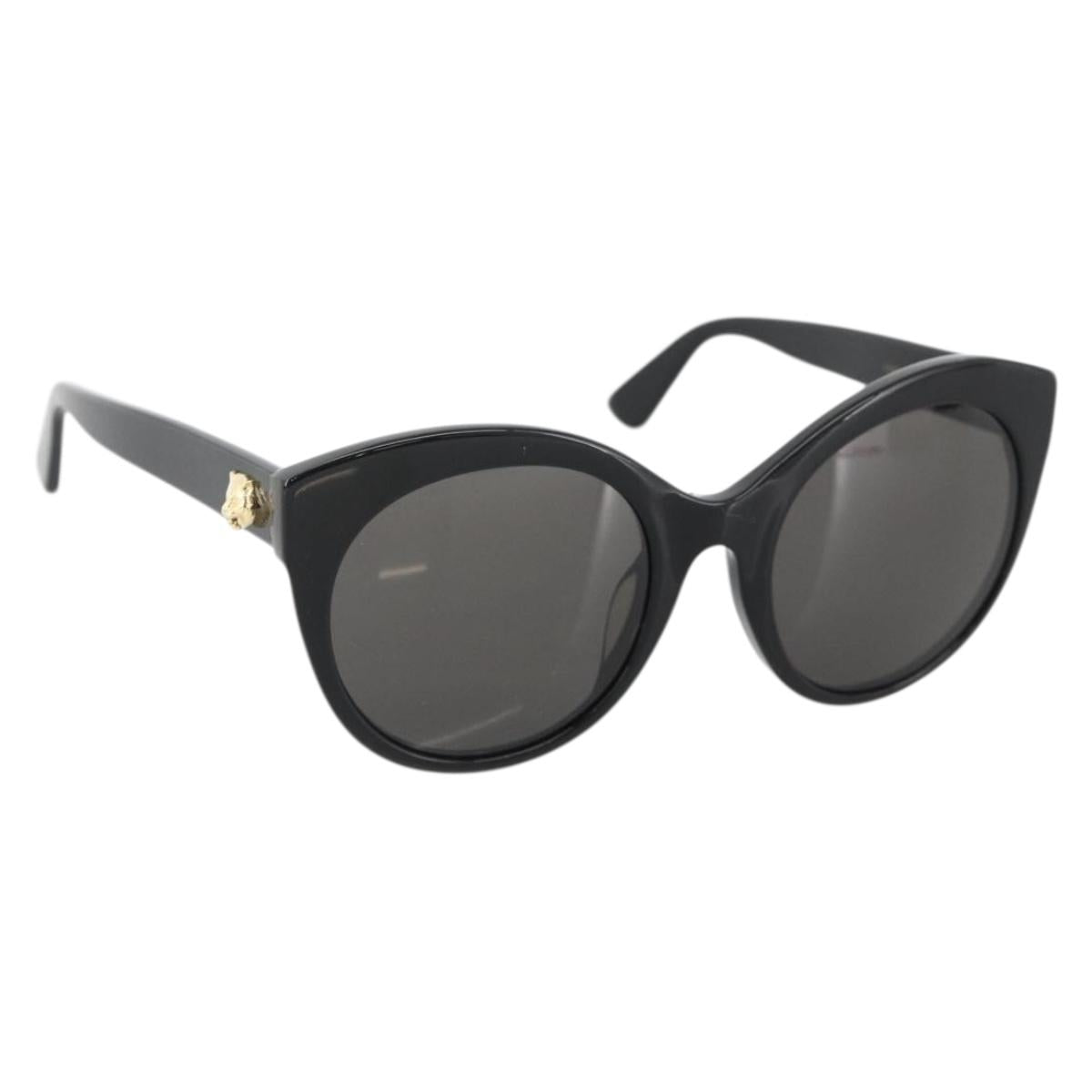 GUCCI Sunglasses plastic Black Auth bs34418