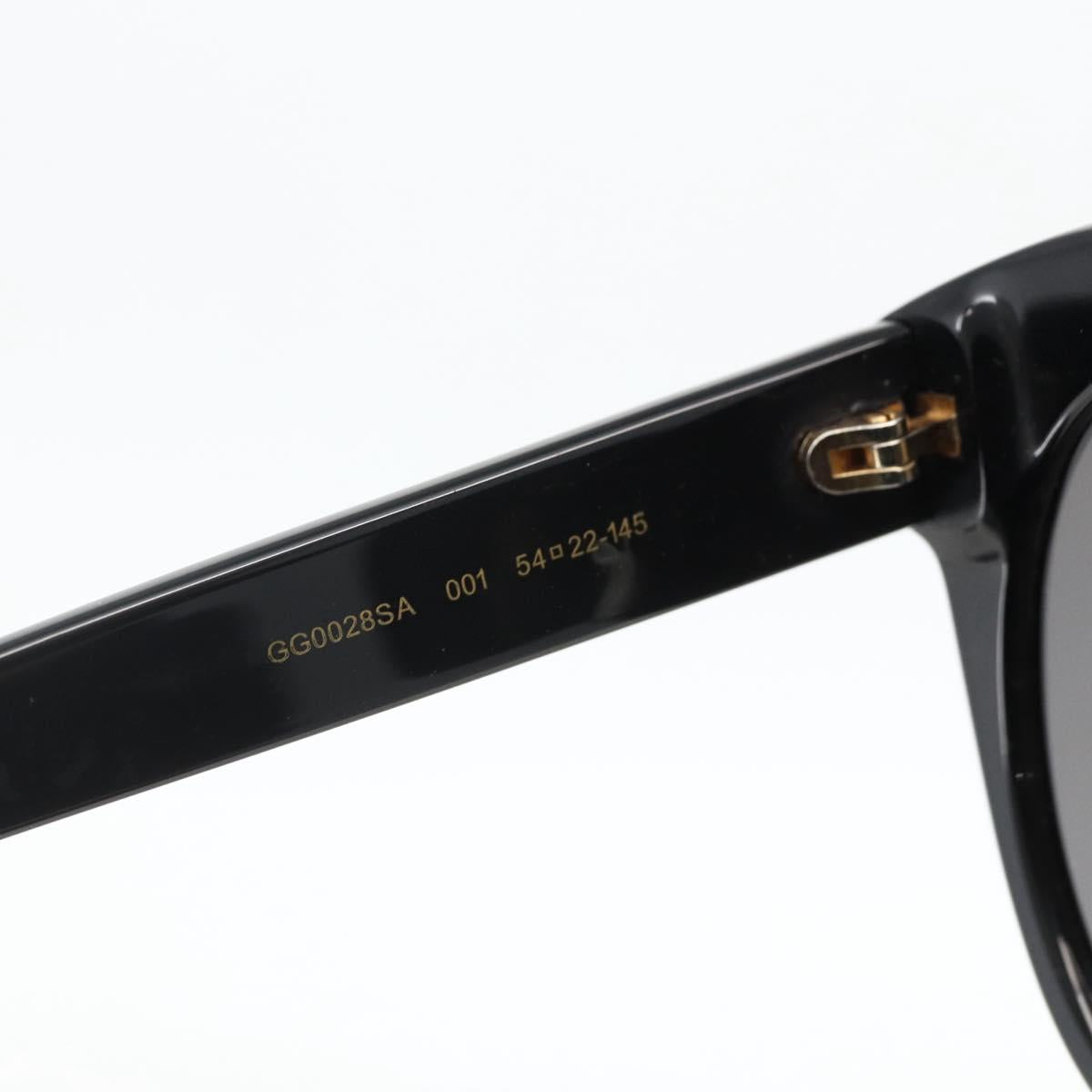 GUCCI Sunglasses plastic Black Auth bs34418