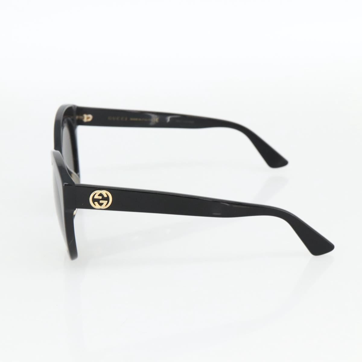 GUCCI Sunglasses plastic Black Auth bs34418