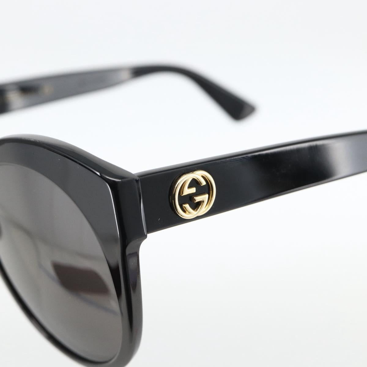 GUCCI Sunglasses plastic Black Auth bs34418