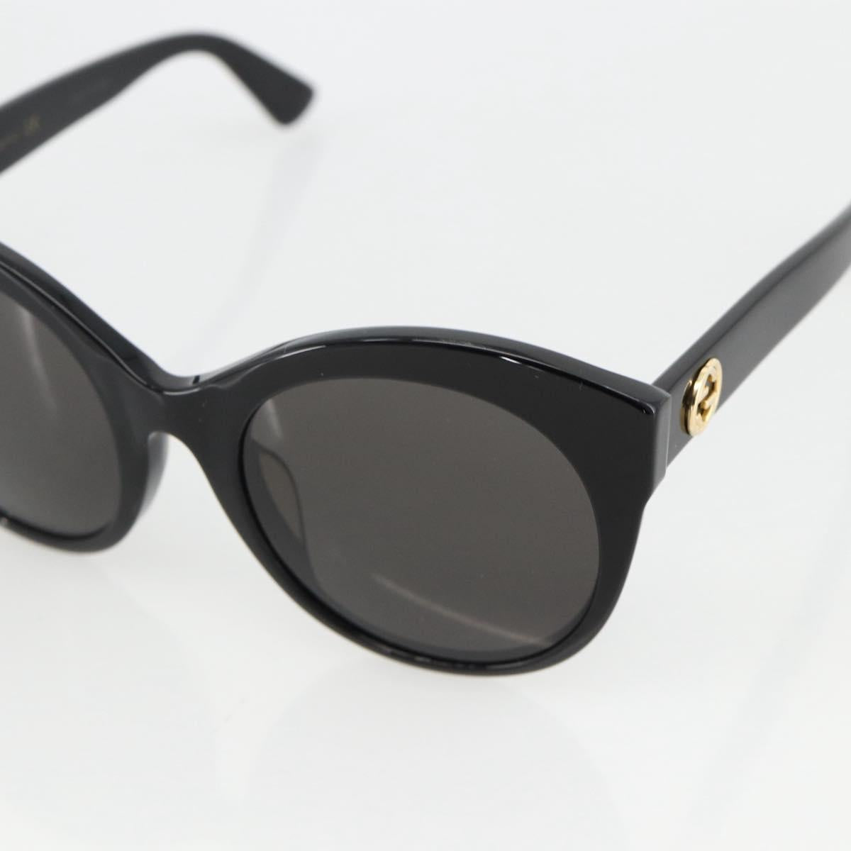 GUCCI Sunglasses plastic Black Auth bs34418