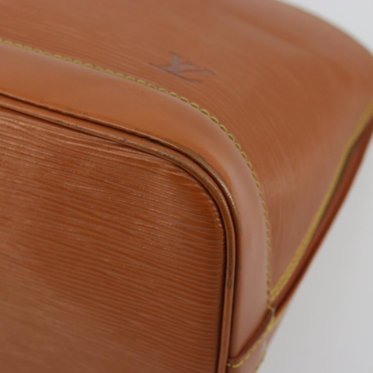 LOUIS VUITTON Epi Alma Hand Bag Brown M52143 LV Auth bs34490