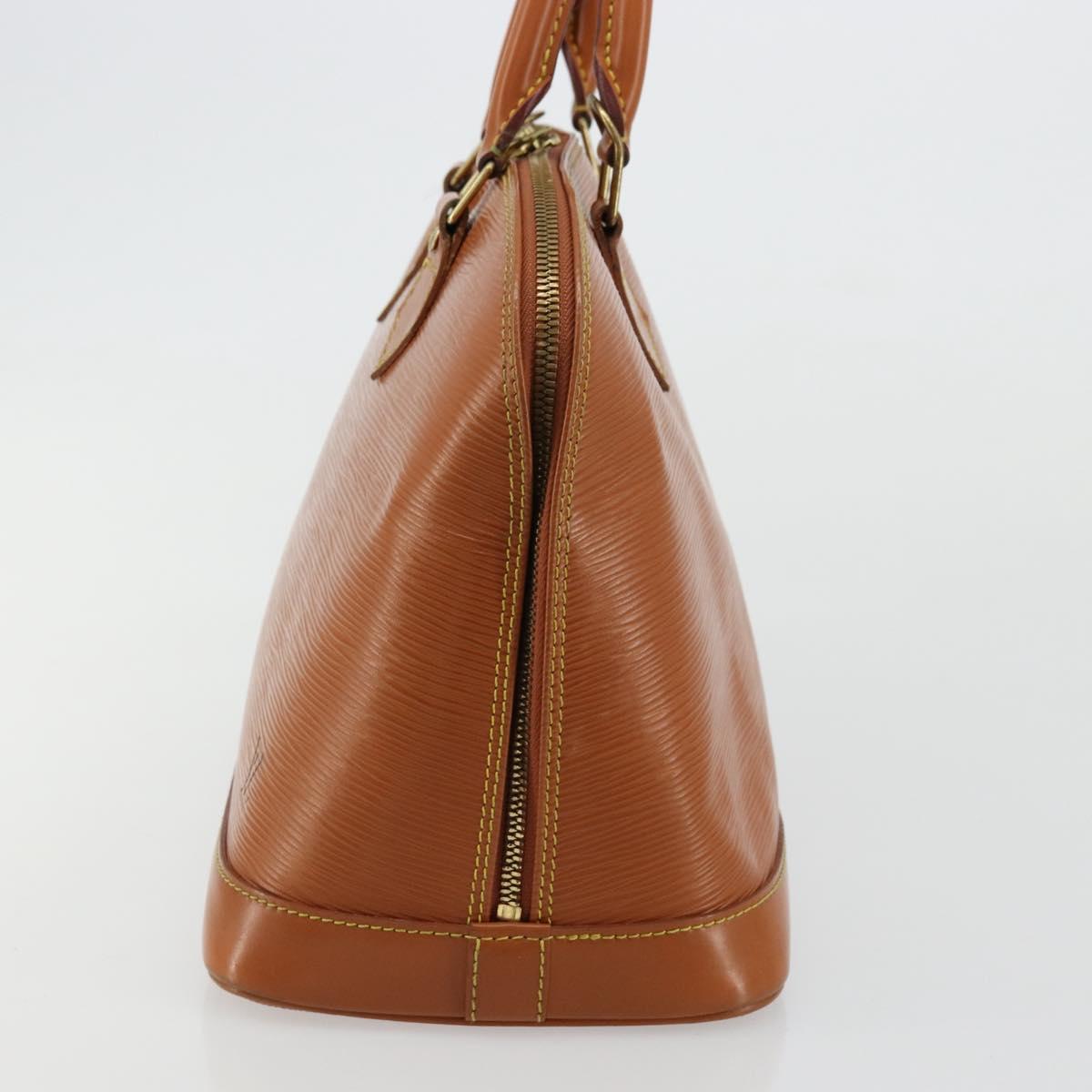 LOUIS VUITTON Epi Alma Hand Bag Brown M52143 LV Auth bs34490