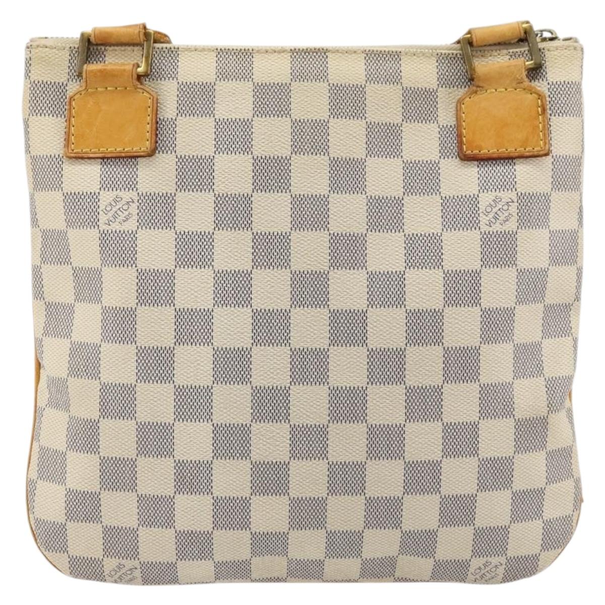 LOUIS VUITTON Damier Azur Pochette Bosphore Shoulder Bag N51112 LV Auth bs34495
