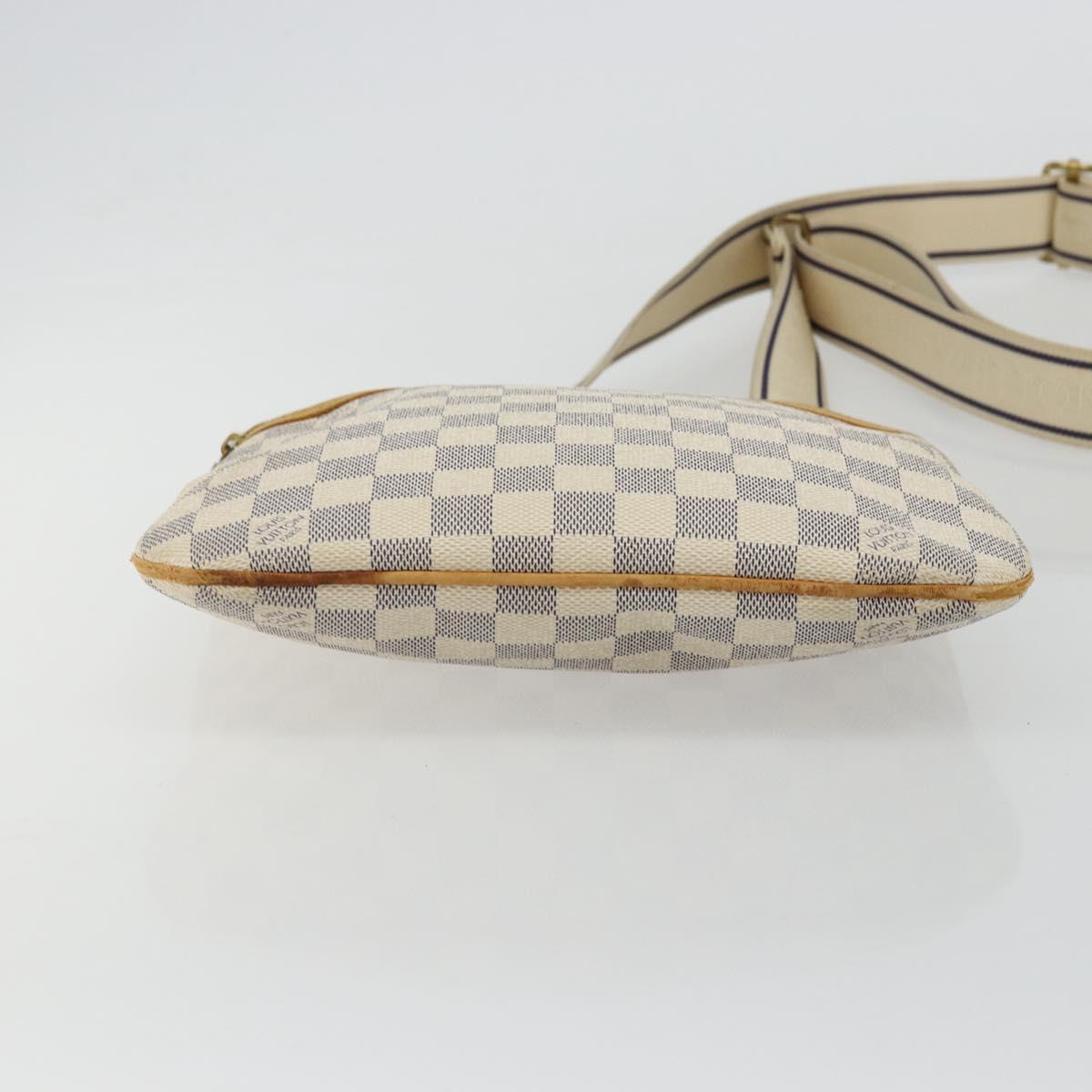 LOUIS VUITTON Damier Azur Pochette Bosphore Shoulder Bag N51112 LV Auth bs34495