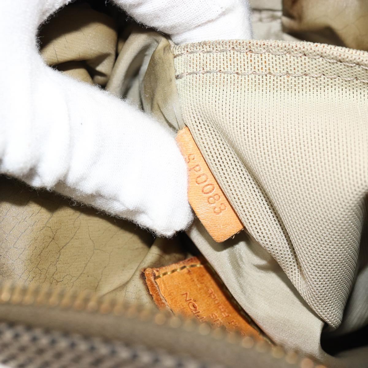LOUIS VUITTON Damier Geant Sitadan Shoulder Bag Beige Sabre M93041 Auth bs34496