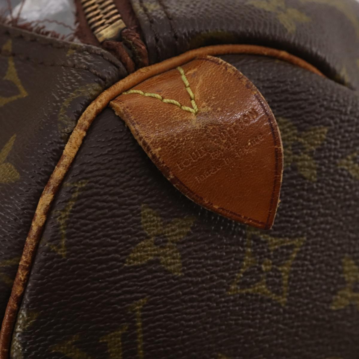LOUIS VUITTON Monogram Keepall 45 Boston Bag M41428 LV Auth bs34497
