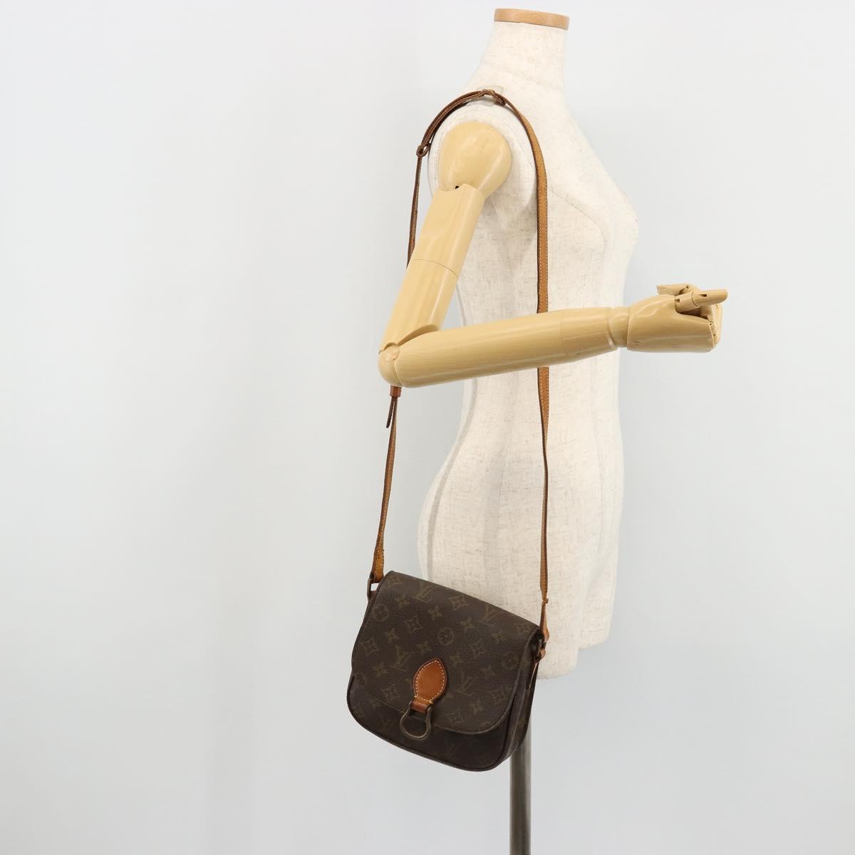 LOUIS VUITTON Monogram Saint Cloud MM Shoulder Bag M51243 LV Auth bs34498