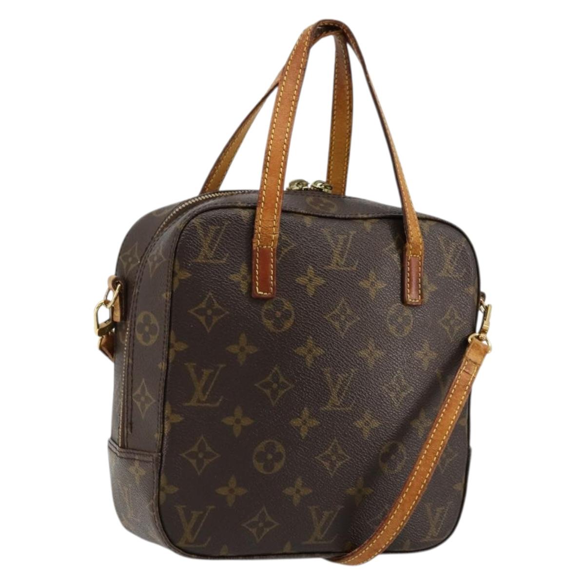 LOUIS VUITTON Monogram Spontini Hand Bag M47500 LV Auth bs34501