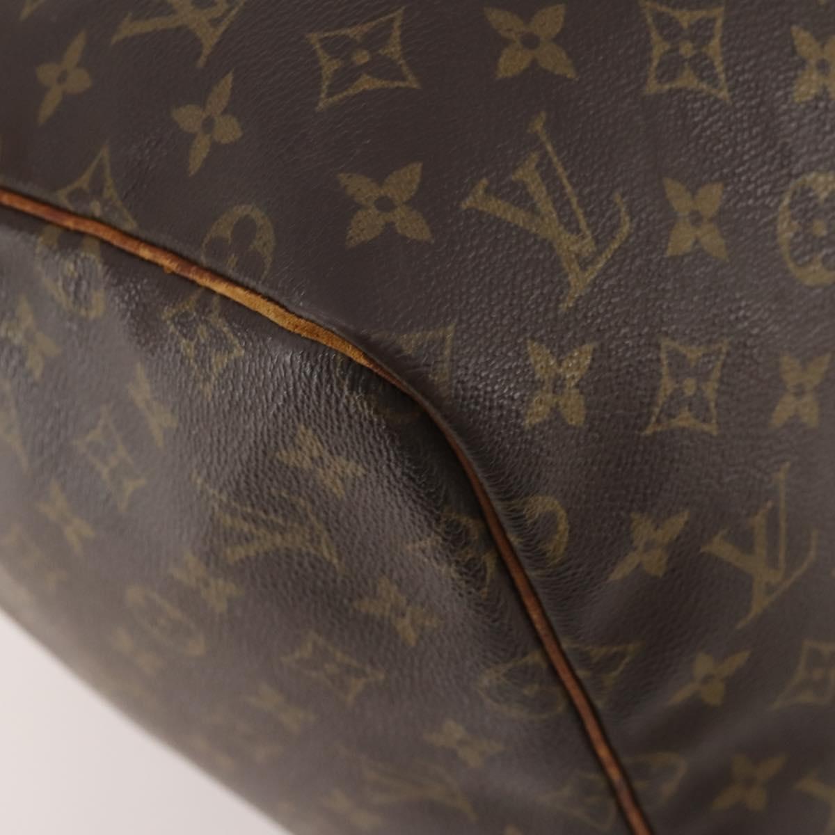 LOUIS VUITTON Monogram Keepall 55 Boston Bag M41424 LV Auth bs34503