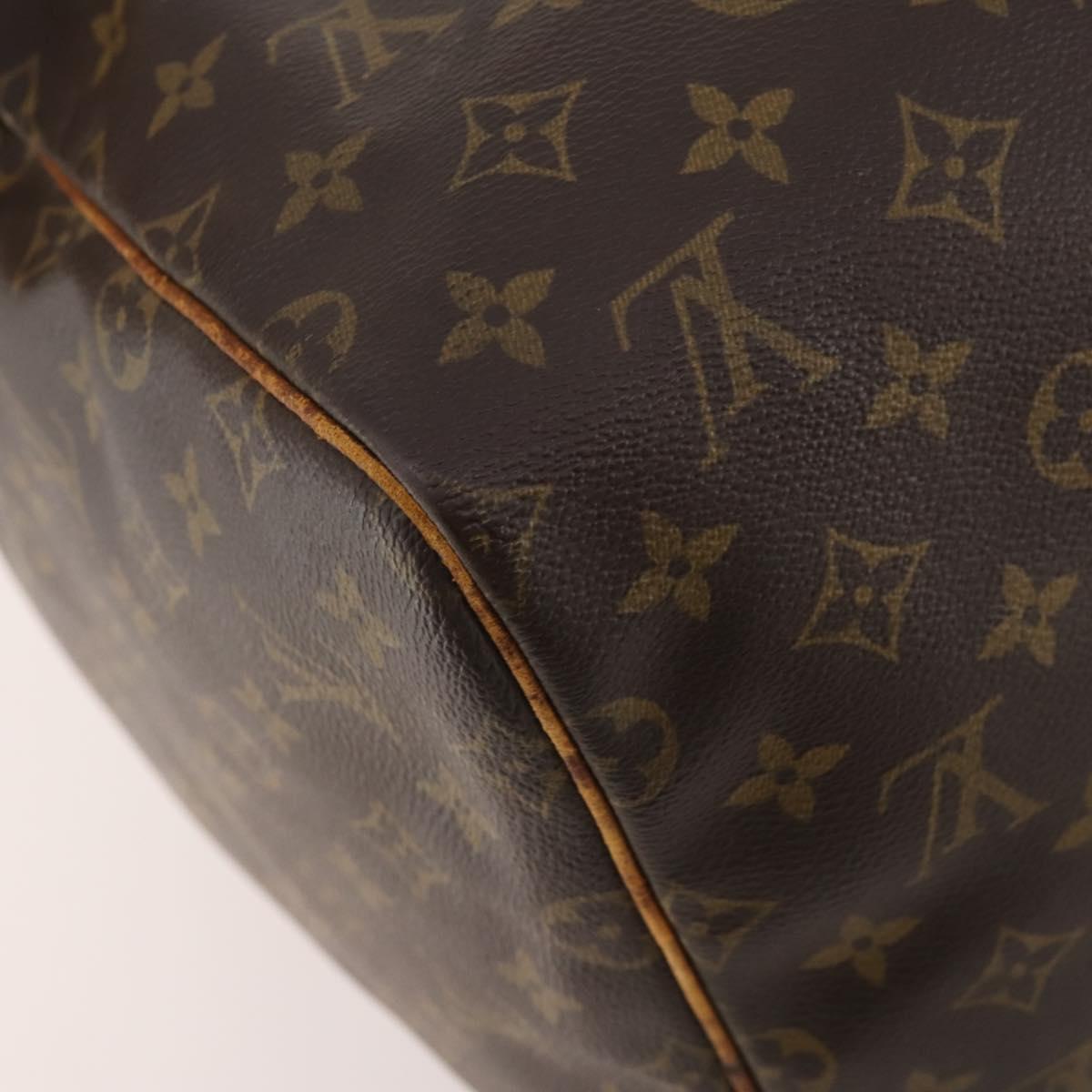 LOUIS VUITTON Monogram Keepall 55 Boston Bag M41424 LV Auth bs34503