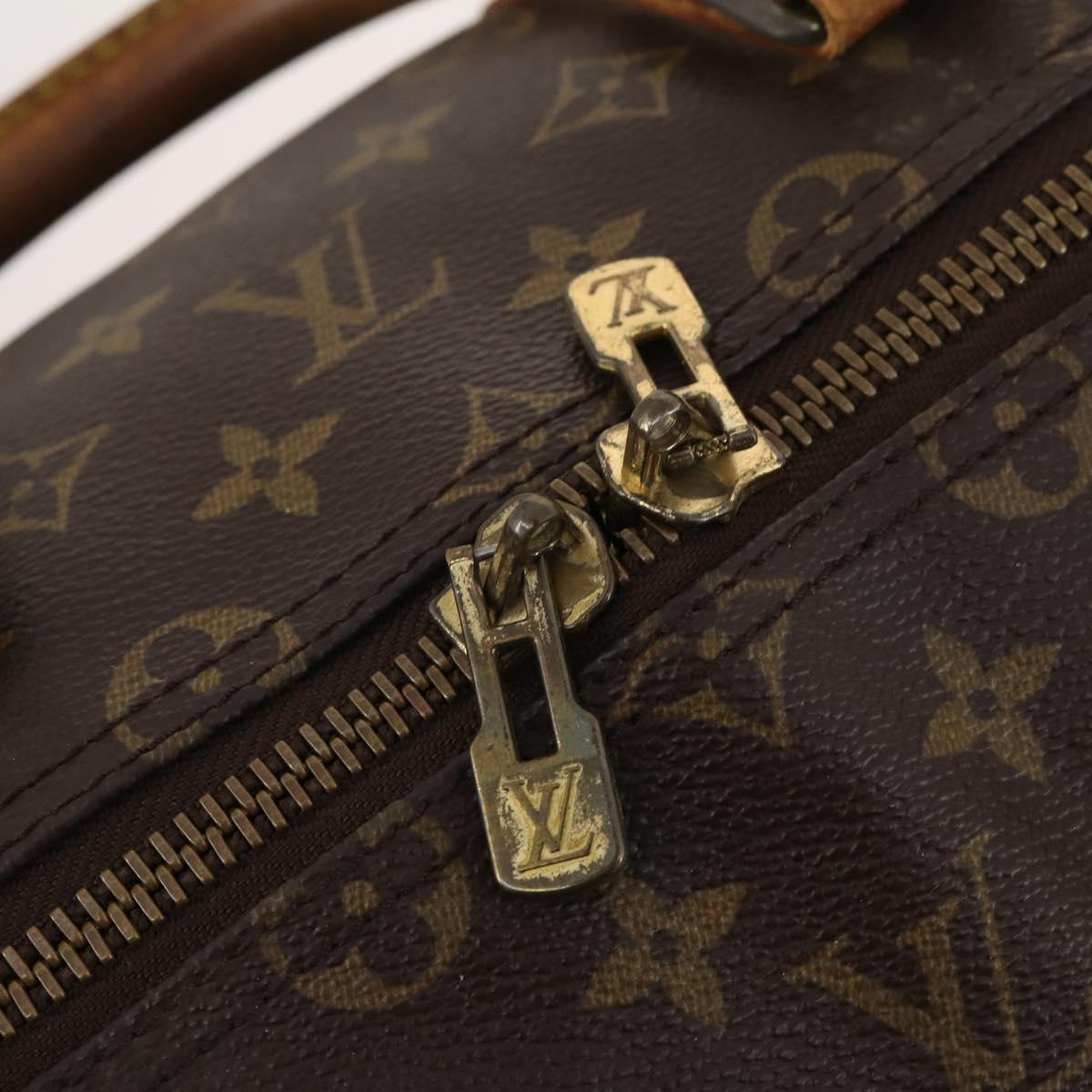 LOUIS VUITTON Monogram Keepall 55 Boston Bag M41424 LV Auth bs34503