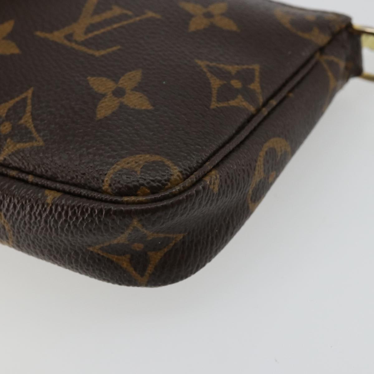 LOUIS VUITTON Monogram Mini Pochette Accessoires Pouch M58009 LV Auth bs34518