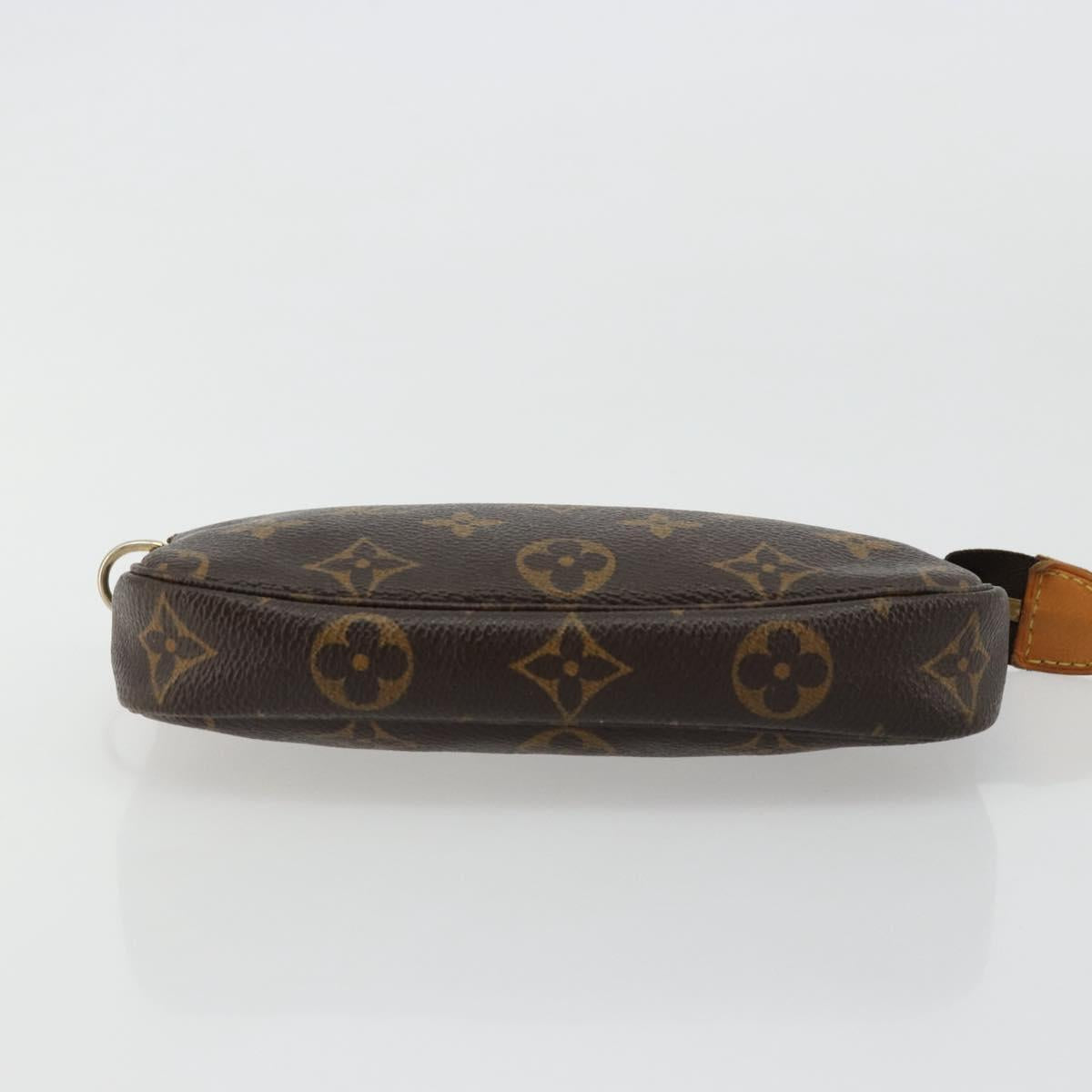 LOUIS VUITTON Monogram Mini Pochette Accessoires Pouch M58009 LV Auth bs34518