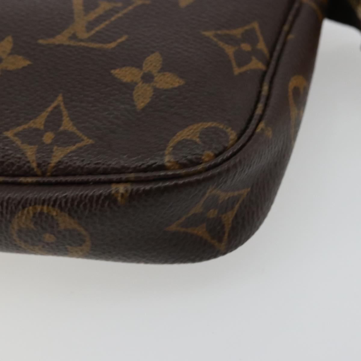 LOUIS VUITTON Monogram Mini Pochette Accessoires Pouch M58009 LV Auth bs34518