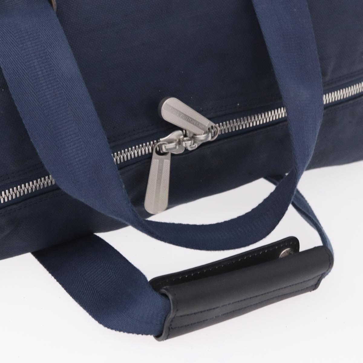 LOUIS VUITTON LV Cup Jenker Boston Bag 2way Navy M80703 LV Auth bs34519